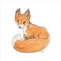Picture of Baby Fox _GroupedProduct_Square_Mini_ _GroupedProduct_Square_Unframed_Print_Only_