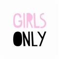 Picture of Girls Only Pink _GroupedProduct_Square_Mini_ _GroupedProduct_Square_Unframed_Print_Only_