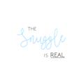 Picture of The Snuggle is Real Blue _GroupedProduct_Square_Mini_ _GroupedProduct_Square_Unframed_Print_Only_