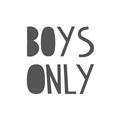 Picture of Boys Only  _GroupedProduct_Square_Mini_ _GroupedProduct_Square_Unframed_Print_Only_