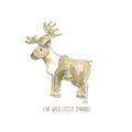 Picture of Wild little Caribou _GroupedProduct_Square_Mini_ _GroupedProduct_Square_Unframed_Print_Only_