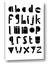 Picture of Black Letter Alphabet