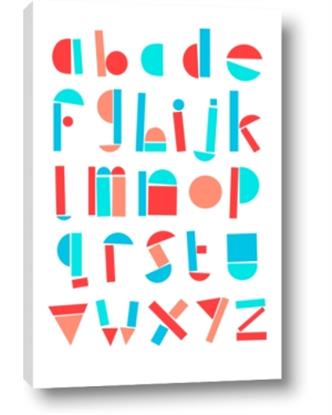 Picture of Multi Color Block Alphabet