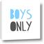 Picture of Boys Only Blue