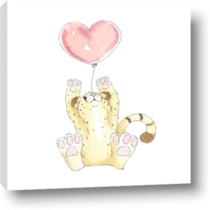 Picture of Heart Balloon Cheetah