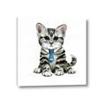 Picture of Fish Tie Kitty _GroupedProduct_Square_Mini_ _GroupedProduct_Square_Canvas_