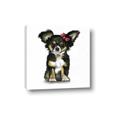 Picture of Pink Bow Chihuahua  _GroupedProduct_Square_Mini_ _GroupedProduct_Square_Canvas_
