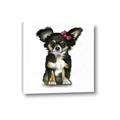 Picture of Pink Bow Chihuahua  _GroupedProduct_Square_Mini_ _GroupedProduct_Square_Canvas_