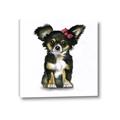 Picture of Pink Bow Chihuahua  _GroupedProduct_Square_Mini_ _GroupedProduct_Square_Canvas_