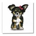 Picture of Pink Bow Chihuahua  _GroupedProduct_Square_Mini_ _GroupedProduct_Square_Canvas_