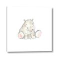 Picture of Baby Hippo _GroupedProduct_Square_Mini_ _GroupedProduct_Square_Canvas_