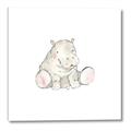 Picture of Baby Hippo _GroupedProduct_Square_Mini_ _GroupedProduct_Square_Canvas_