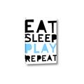 Picture of Eat Sleep Play Repeat Blue _GroupedProduct_Rectangle_Portrait_Mini_ _GroupedProduct_Rectangle_Portrait_Canvas_