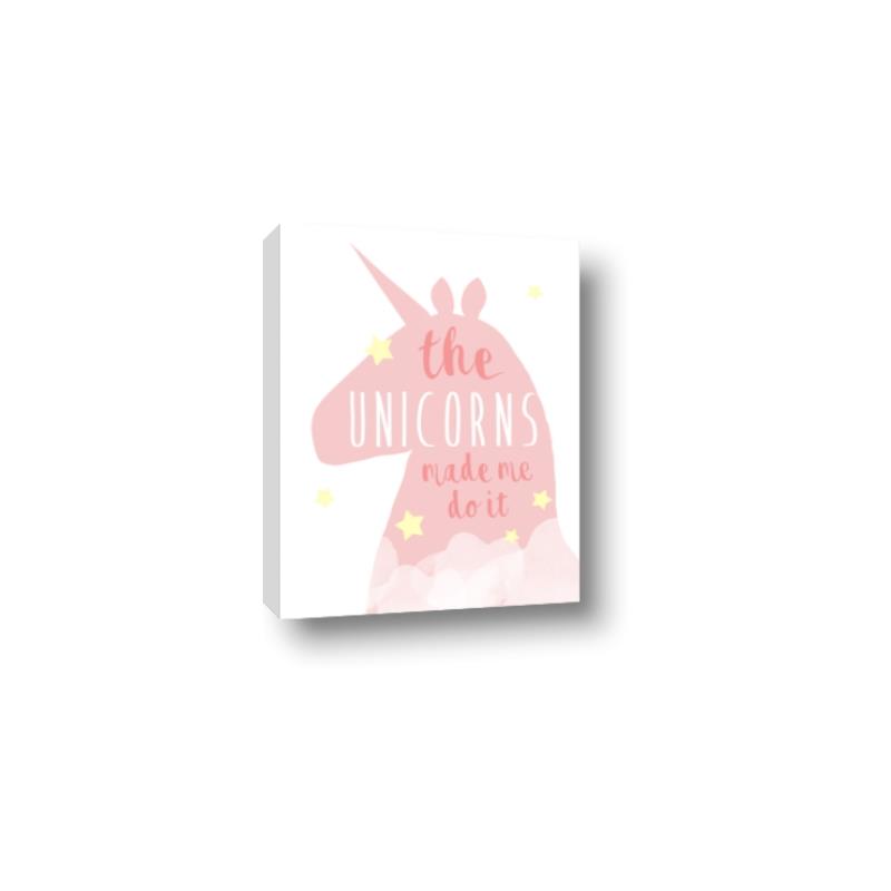 Picture of The Unicorns made me _GroupedProduct_Rectangle_Portrait_Mini_ _GroupedProduct_Rectangle_Portrait_Canvas_