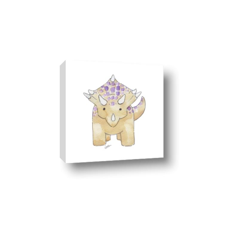 Picture of Baby Triceratops _GroupedProduct_Square_Mini_ _GroupedProduct_Square_Canvas_