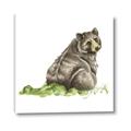 Picture of Bear in grass _GroupedProduct_Square_Mini_ _GroupedProduct_Square_Canvas_
