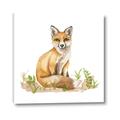 Picture of Fox in grass _GroupedProduct_Square_Mini_ _GroupedProduct_Square_Canvas_