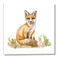 Picture of Fox in grass _GroupedProduct_Square_Mini_ _GroupedProduct_Square_Canvas_
