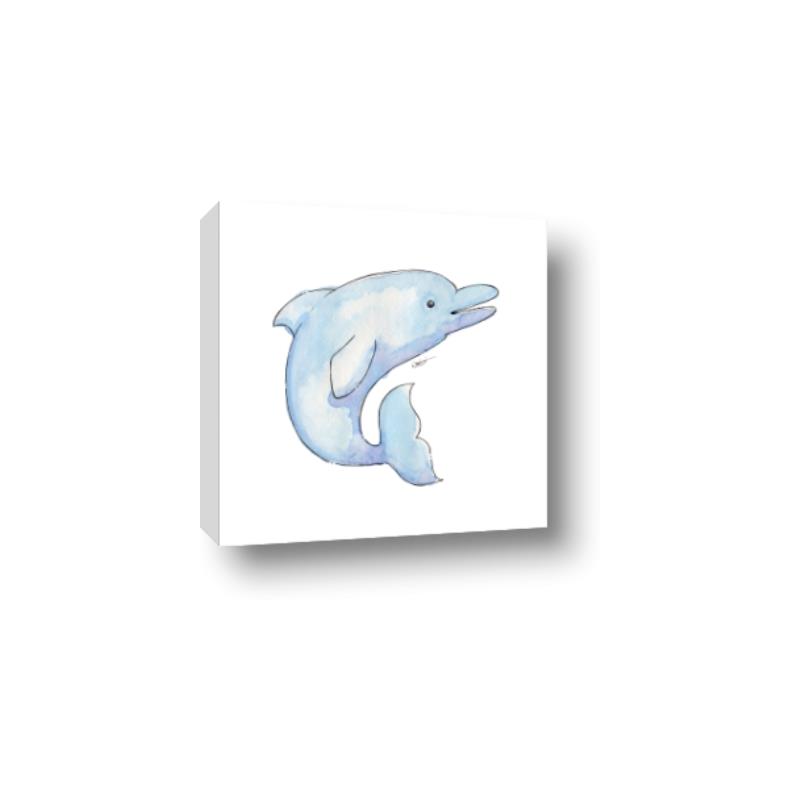 Picture of Blue Dolphin _GroupedProduct_Square_Mini_ _GroupedProduct_Square_Canvas_
