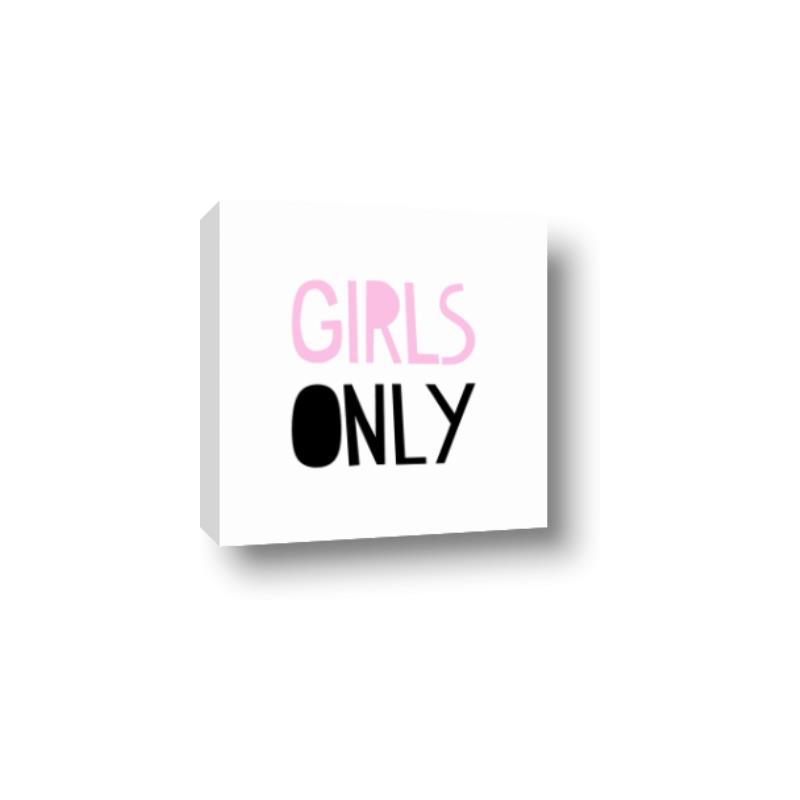 Picture of Girls Only Pink _GroupedProduct_Square_Mini_ _GroupedProduct_Square_Canvas_