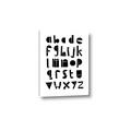 Picture of Black Letter Alphabet _GroupedProduct_Rectangle_Portrait_Mini_ _GroupedProduct_Rectangle_Portrait_Canvas_