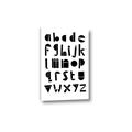 Picture of Black Letter Alphabet _GroupedProduct_Rectangle_Portrait_Mini_ _GroupedProduct_Rectangle_Portrait_Canvas_