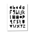 Picture of Black Letter Alphabet _GroupedProduct_Rectangle_Portrait_Mini_ _GroupedProduct_Rectangle_Portrait_Canvas_