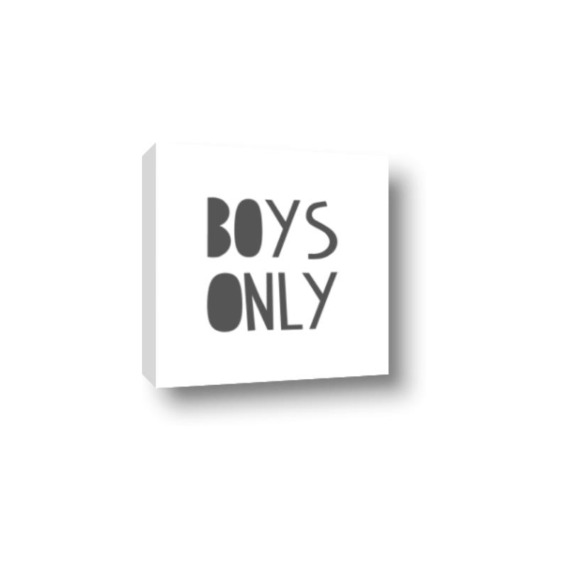Picture of Boys Only  _GroupedProduct_Square_Mini_ _GroupedProduct_Square_Canvas_