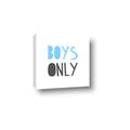 Picture of Boys Only Blue _GroupedProduct_Square_Mini_ _GroupedProduct_Square_Canvas_