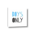 Picture of Boys Only Blue _GroupedProduct_Square_Mini_ _GroupedProduct_Square_Canvas_