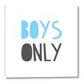 Picture of Boys Only Blue _GroupedProduct_Square_Mini_ _GroupedProduct_Square_Canvas_