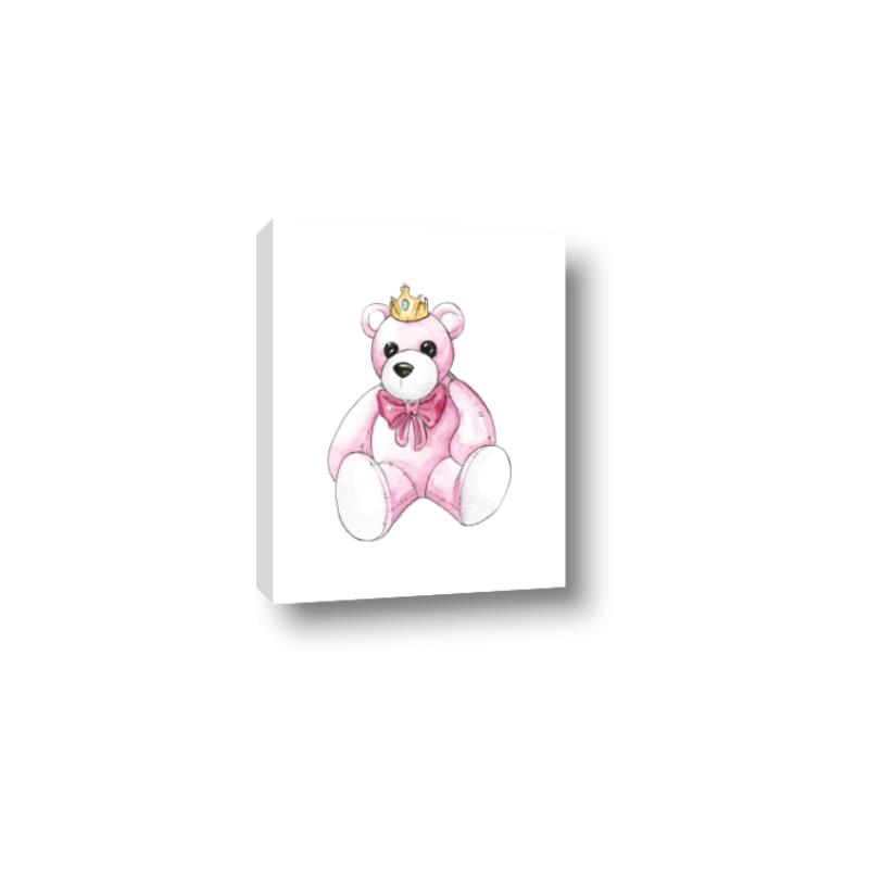 Picture of Pink Teddy _GroupedProduct_Rectangle_Portrait_Mini_ _GroupedProduct_Rectangle_Portrait_Canvas_