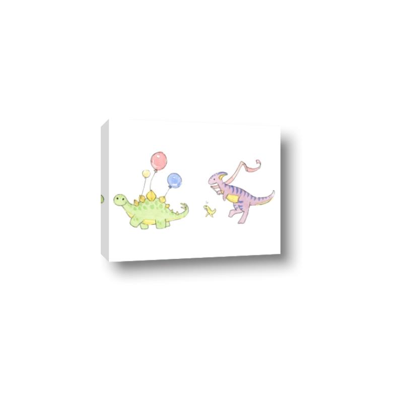 Picture of Dino Parade II _GroupedProduct_Rectangle_Landscape_Mini_ _GroupedProduct_Rectangle_Landscape_Canvas_