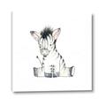 Picture of Baby Zebra _GroupedProduct_Square_Mini_ _GroupedProduct_Square_Canvas_