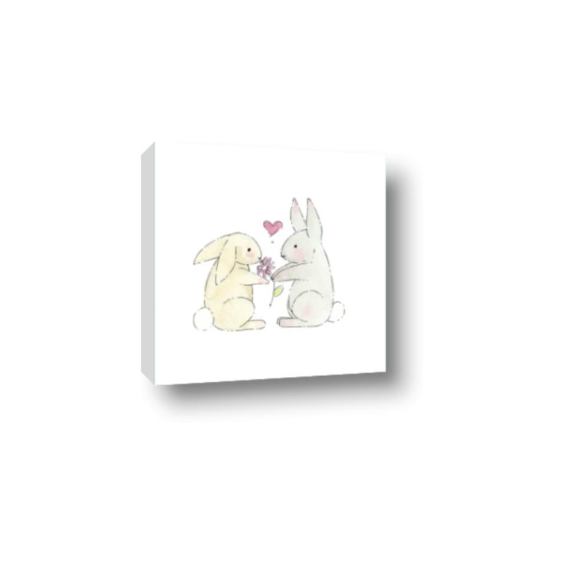Picture of Playful Bunnies _GroupedProduct_Square_Mini_ _GroupedProduct_Square_Canvas_