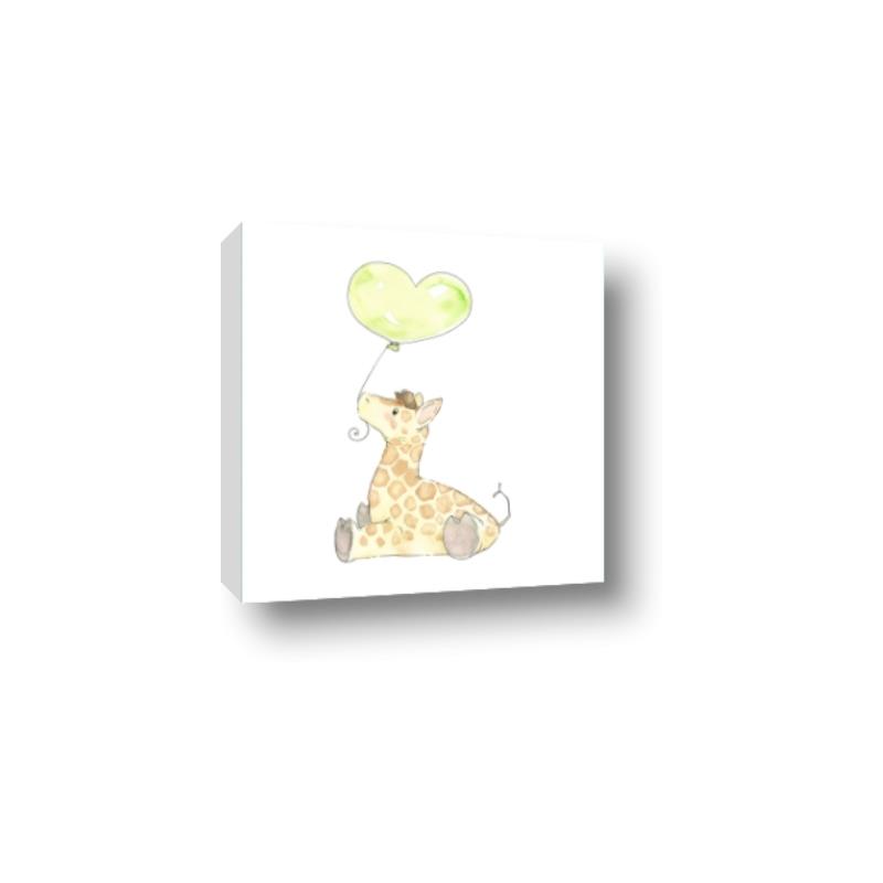 Picture of Heart Balloon Giraffe _GroupedProduct_Square_Mini_ _GroupedProduct_Square_Canvas_