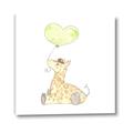 Picture of Heart Balloon Giraffe _GroupedProduct_Square_Mini_ _GroupedProduct_Square_Canvas_