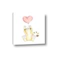 Picture of Heart Balloon Cheetah _GroupedProduct_Square_Mini_ _GroupedProduct_Square_Canvas_