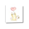 Picture of Heart Balloon Cheetah _GroupedProduct_Square_Mini_ _GroupedProduct_Square_Canvas_