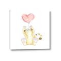 Picture of Heart Balloon Cheetah _GroupedProduct_Square_Mini_ _GroupedProduct_Square_Canvas_