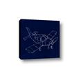 Picture of Airplane Navy I _GroupedProduct_Square_Mini_ _GroupedProduct_Square_Canvas_