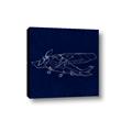 Picture of Airplane Navy II _GroupedProduct_Square_Mini_ _GroupedProduct_Square_Canvas_