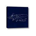 Picture of Airplane Navy II _GroupedProduct_Square_Mini_ _GroupedProduct_Square_Canvas_