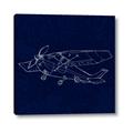 Picture of Airplane Navy II _GroupedProduct_Square_Mini_ _GroupedProduct_Square_Canvas_