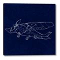 Picture of Airplane Navy II _GroupedProduct_Square_Mini_ _GroupedProduct_Square_Canvas_