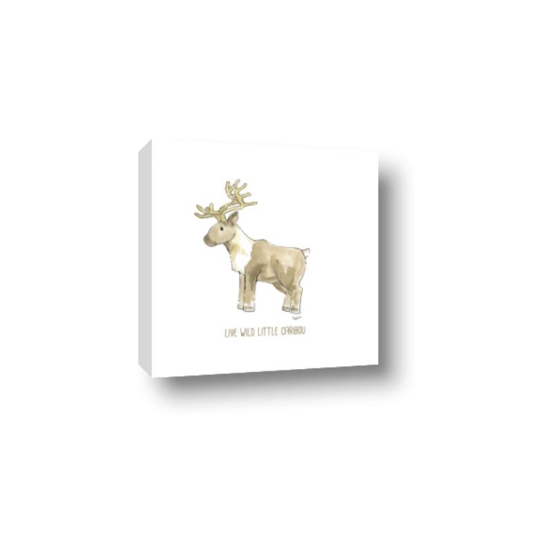 Picture of Wild little Caribou _GroupedProduct_Square_Mini_ _GroupedProduct_Square_Canvas_