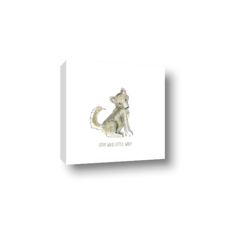 Picture of Stay Wild Wolf _GroupedProduct_Square_Mini_ _GroupedProduct_Square_Canvas_