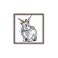 Picture of Baby Grey Bunny _GroupedProduct_Square_Mini_ _GroupedProduct_Square_Canvas_Framed_