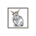 Picture of Baby Grey Bunny _GroupedProduct_Square_Mini_ _GroupedProduct_Square_Canvas_Framed_