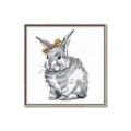 Picture of Baby Grey Bunny _GroupedProduct_Square_Mini_ _GroupedProduct_Square_Canvas_Framed_